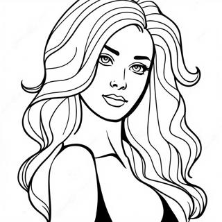 Pahina Ng Kulay Ng Makulay Na Buhok Ni Skyler 118600-53748