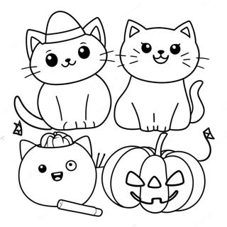 Pahina Ng Kulay Ng Mga Pusa Sa Halloween 118651-53783