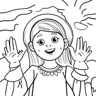 Pahina Ng Kulay Para Sa Masayang Papuri 118730 53848