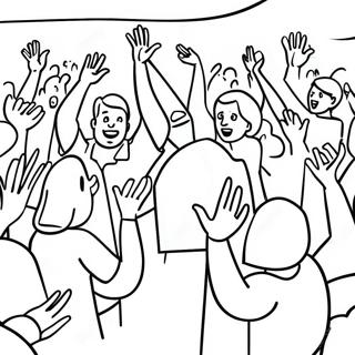 Pahina Ng Kulay Para Sa Masiglang Eksena Ng Pagsamba 118731 53852