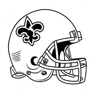 Pahina Ng Kulay Ng Logo Ng New Orleans Saints 119012-54067