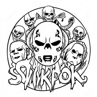 Slipknot Logo Na Pahina Ng Kulay 119242-54241