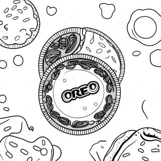 Oreo Na May Sprinkles Na Pahina Ng Kulay 119554-54494