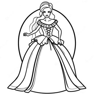 Pahina Ng Kulay Ng Eleganteng Batang Bampira Na Naka Dress 119760-54660