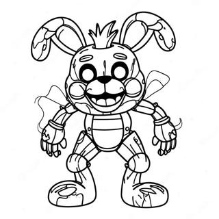 Nakakatakot Na Springtrap Fnaf Pahina Ng Kulay 119835-54709