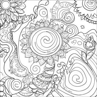 Makulay Na Galaxy Na Pahina Ng Kulay 120352-55124