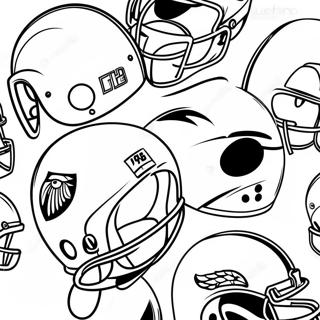 Makulay Na Nfl Helmets Na Pahina Ng Kulay 120528-55251