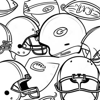 Makulay Na Nfl Helmets Na Pahina Ng Kulay 120528-55252