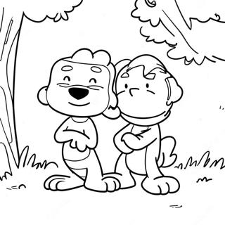 Pahina Ng Kulay Ng Adventurous Na Calvin At Hobbes 121039-55651