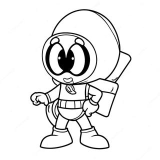 Si Marvin The Martian Mga Pahina Ng Kulay