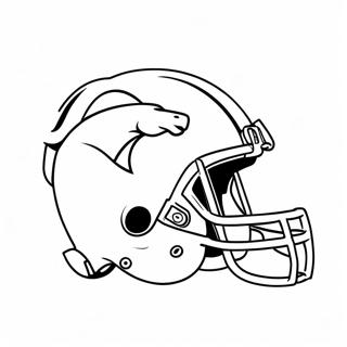 Makulay Na Pahina Ng Denver Broncos Logo 121657 56300