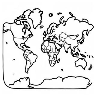Makulay Na Pahina Ng Mapa Ng Mundo 121836-56440
