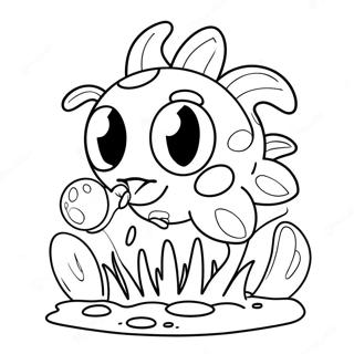 Cartoon Na Piranha Plant Na Pahina Ng Kulay 122634-57126