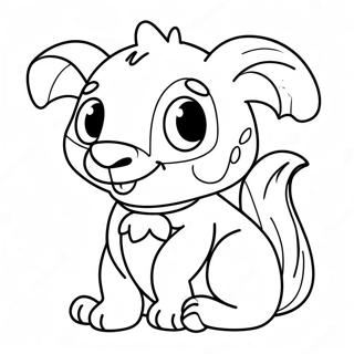 Makukulay Na Cartoon Na Mga Hayop Na Pahina Ng Kulay 12270-2320