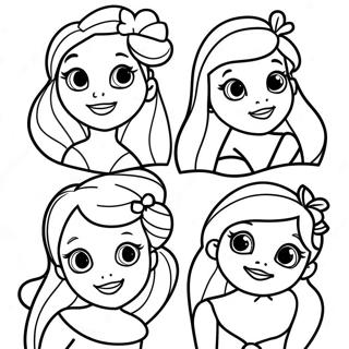 Magandang Mga Kapatid Ni Ariel Na Pahina Ng Kulay 122712 57188