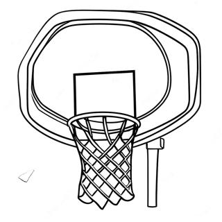 Basketbol Ring Mga Pahina Ng Kulay