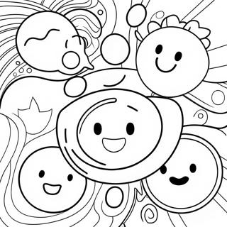 Masayang Mukha Na Ekspresyon Na Pahina Ng Kulay 123482 57778