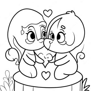 Kaakit Akit Na Sandali Ng Pag Ibig Coloring Page 123689-57933