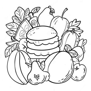 Malusog Na Gawi Na Pahina Ng Kulay 123841-58051