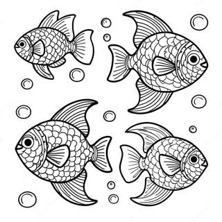 Isang Isda Dalawang Isda Na Pahina Ng Kulay 123867-58072