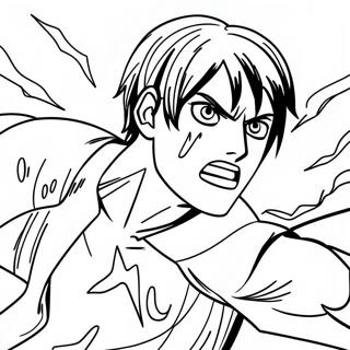 Eren Yeager Na Handa Sa Labanan Pahina Ng Kulay 124150-58304