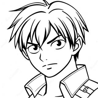Eren Yeager Na Handa Sa Labanan Pahina Ng Kulay 124150 58393