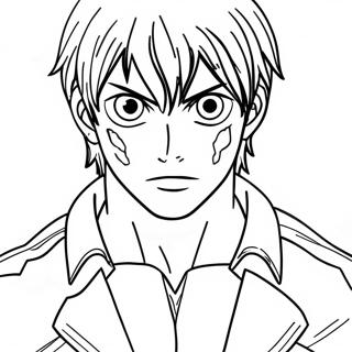 Eren Yeager Na Nagbabago Pahina Ng Kulay 124151-58307