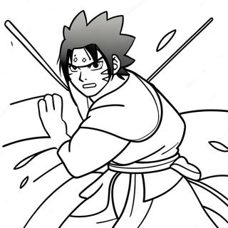 Sasuke Uchiha Sa Labanan Na Pahina Ng Kulay 124355-58548