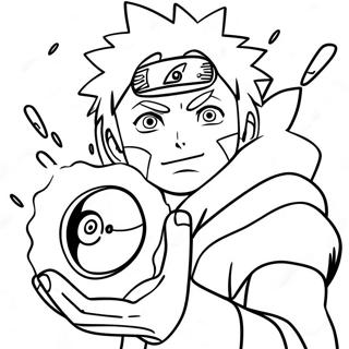 Naruto Uzumaki Na May Rasengan Na Pahina Ng Kulay 124358-58558