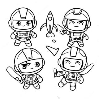 Pahina Ng Kulay Ng Mga Miyembro Ng Mini Force 124485 58649