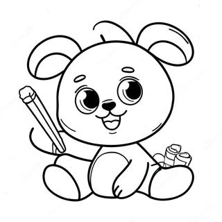 Mapaglarong Toodles Na Pahina Ng Kulay 125183-59199