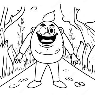 Pahina Ng Kulay Ng Creepy Shadows Ng Hello Neighbor 125234 59238