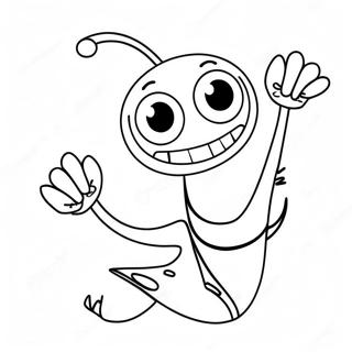 Cute Forky Na May Malaking Ngiti Na Pahina Ng Kulay 125257-59248