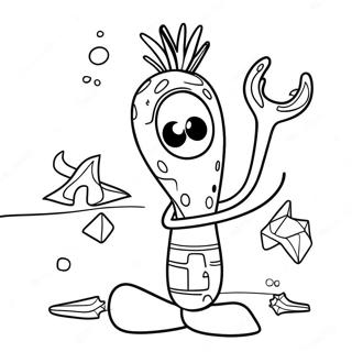 Forky Sa Makulay Na Pakikipagsapalaran Na Pahina Ng Kulay 125258-59249