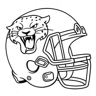 Kulay Na Pahina Ng Logo Ng Jacksonville Jaguars 125490 59435