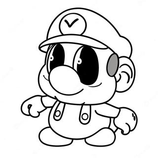 Cappy Mario Odyssey Mga Pahina Ng Kulay