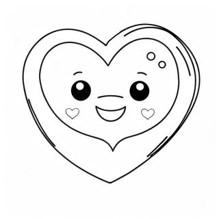 Cute Na Puso Ng Valentine Na Pahina Ng Kulay 125721-59606
