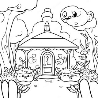 Butterbean Cafe Magical Garden Coloring Page 125850-59709