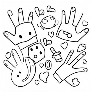 Masayang Pahina Ng Kulay Ng Alpabetong Sign Language Para Sa Mga Bata 126446-60177