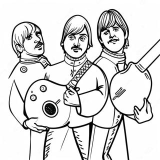 Beatles Mga Pahina Ng Kulay