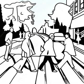 Makulay Na Pahina Ng Kulay Ng Album Ng Beatles 126702-60368