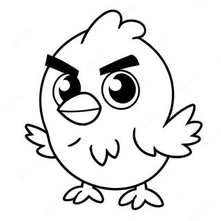 Chuck Ang Dilaw Na Ibon Ng Angry Birds Na Pahina Ng Kulay 126962-60571