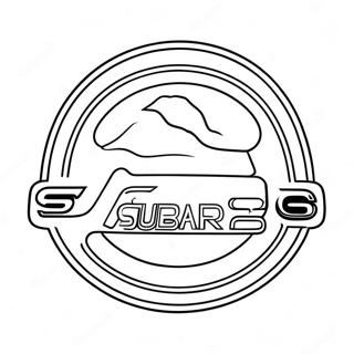 Pahina Ng Kulay Ng Logo Ng Subaru 126985-60582