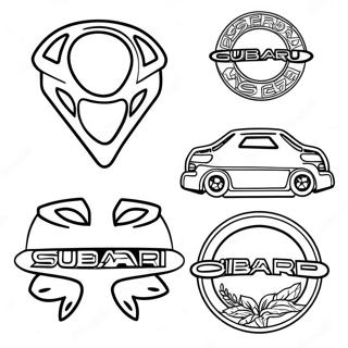 Pahina Ng Kulay Ng Logo Ng Subaru 126985-60584