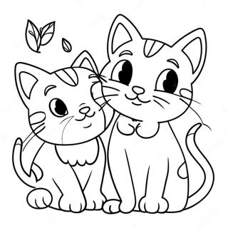 Pahina Ng Kulay Ng Mga Umiintrigang Kuting Na Nagsasaliksik 127272 60819