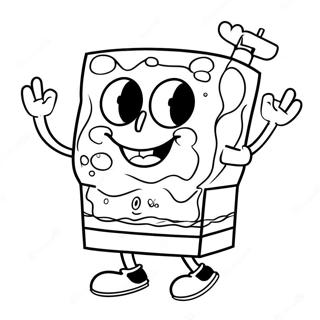 Spongebob At Mga Kaibigan Mga Pahina Ng Kulay