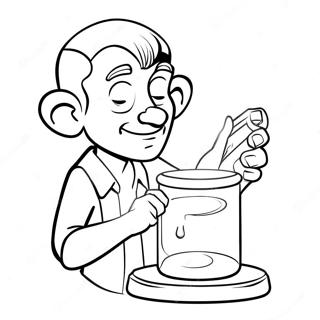 Bfg Na Hawak Ang Isang Dream Jar Na Pahina Ng Kulay 128147-61617