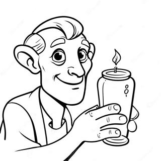 Bfg Na Hawak Ang Isang Dream Jar Na Pahina Ng Kulay 128147-61618