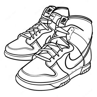 Pahina Ng Kulay Ng Makukulay Na Nike Dunks Na Sneakers 128197-61655