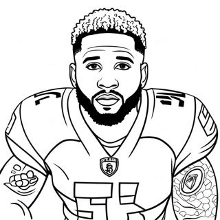 Odell Beckham Jr Na Pahina Ng Kulay 128556-61929